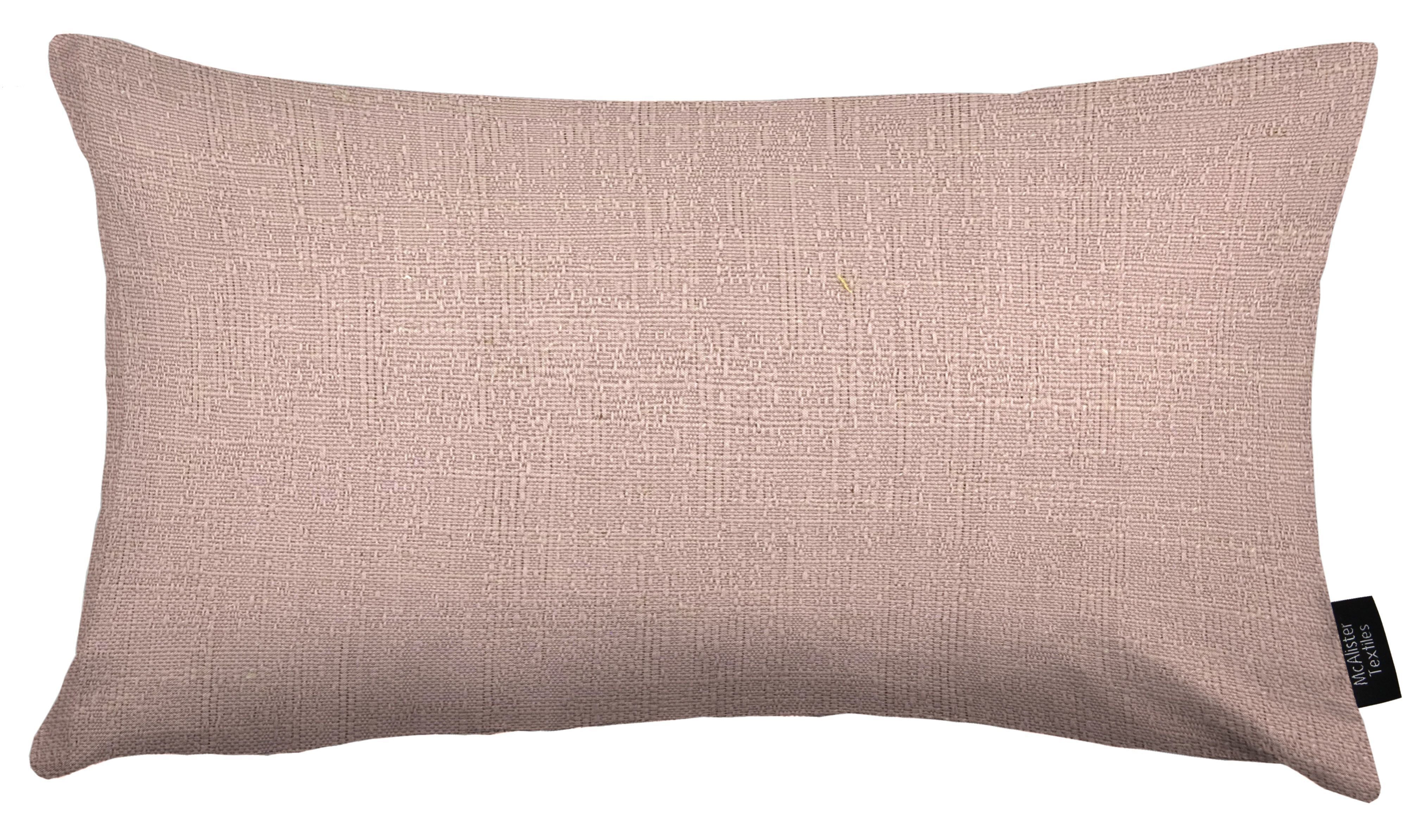 McAlister Textiles Harmony Contrast Soft Blush Plain Cushions Cushions and Covers Cover Only 50cm x 30cm 