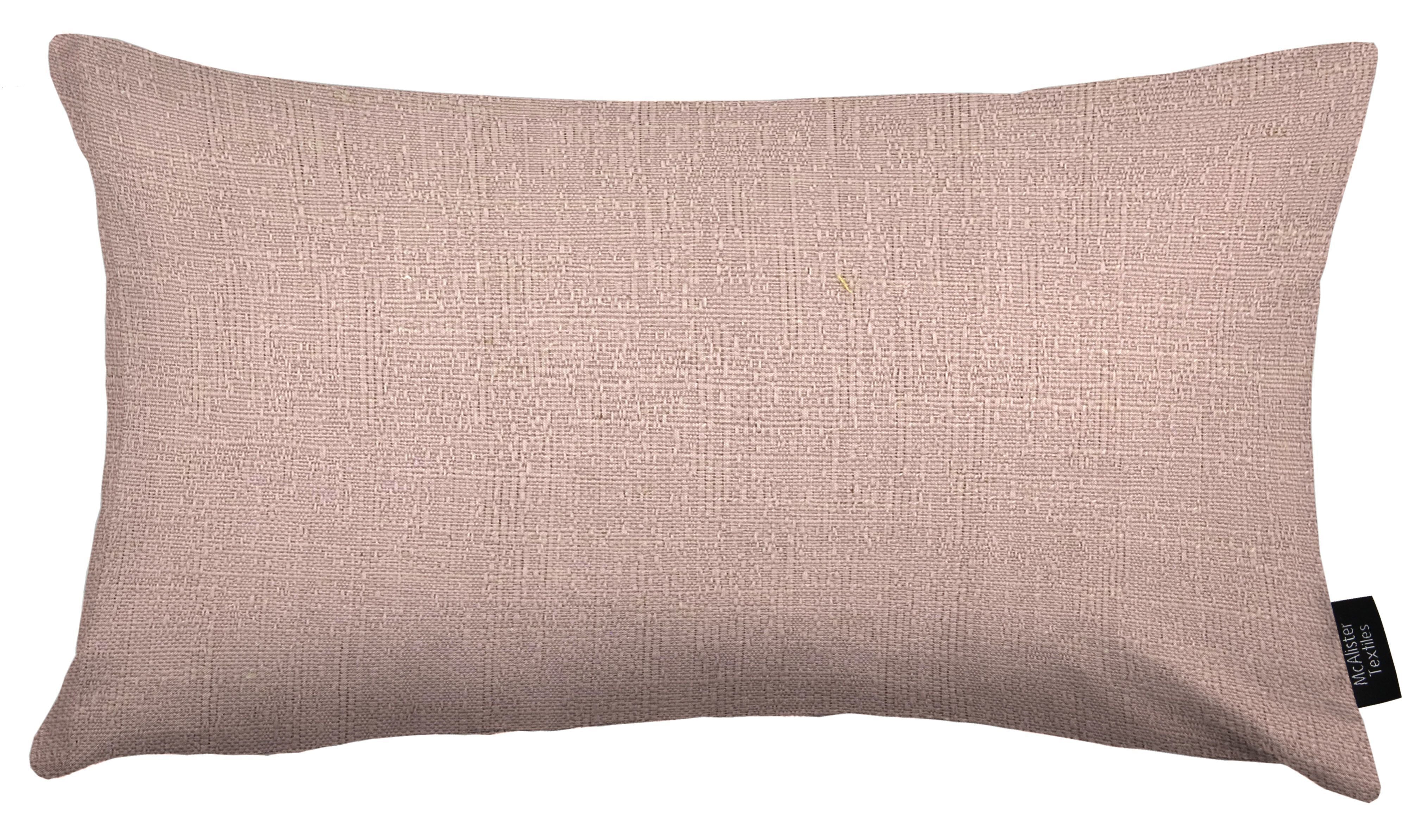 McAlister Textiles Harmony Contrast Soft Blush Plain Cushions Cushions and Covers Cover Only 50cm x 30cm