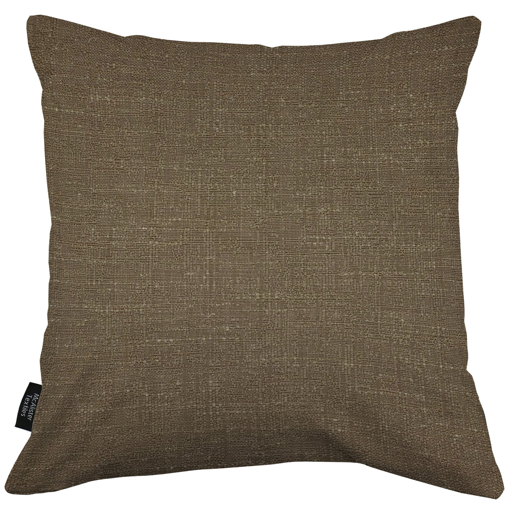 Harmony Taupe and Mocha Plain Cushions