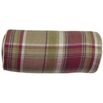 Load image into Gallery viewer, McAlister Textiles Deluxe Tartan Purple + Green Bolster Pillow 45cm x 20cm Bolster Cushion 
