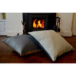 Load image into Gallery viewer, McAlister Textiles Deluxe Herringbone Duck Egg Blue 66cm x 66cm Floor Cushion Floor Cushions 
