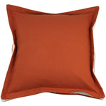 Load image into Gallery viewer, McAlister Textiles Panama Accent Orange + Natural Cream Cushion Cushions and Covers Cover Only 43cm x 43cm 
