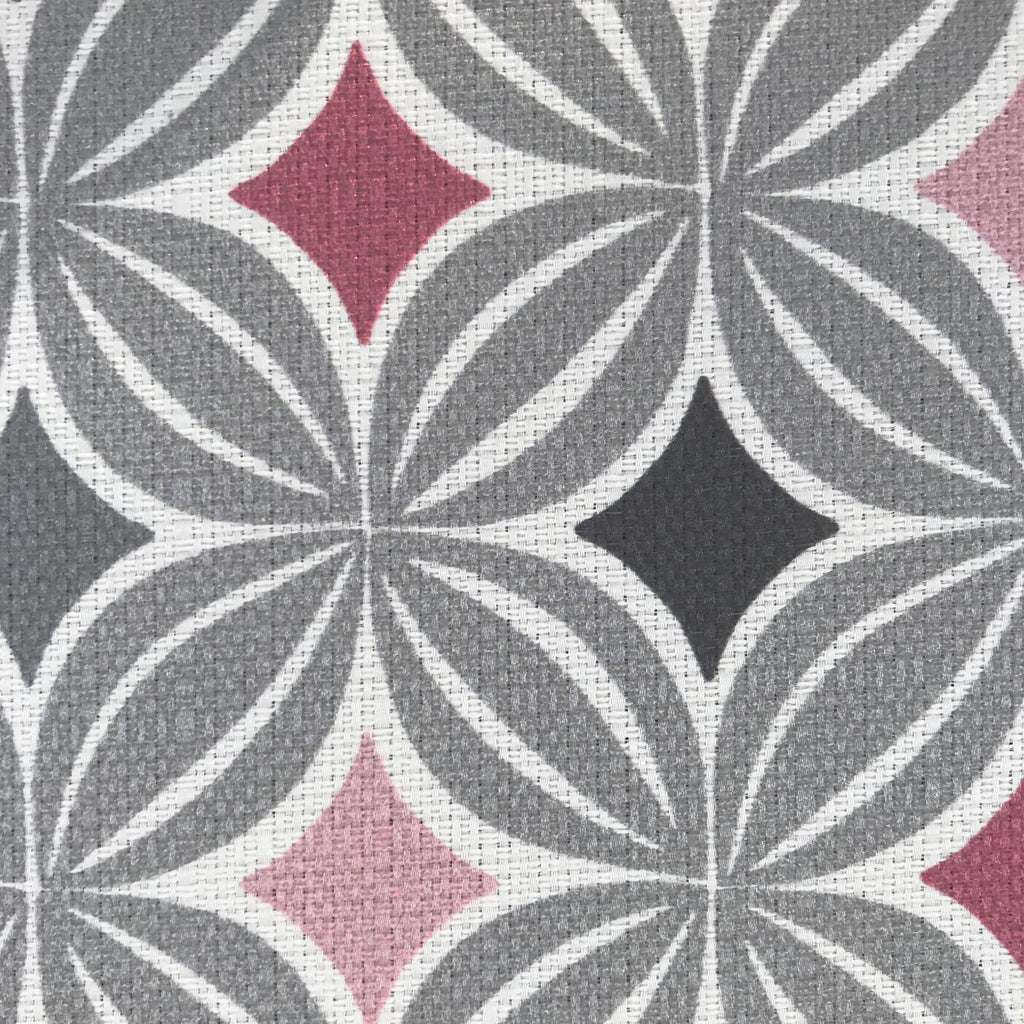 McAlister Textiles Laila Blush Pink and Grey FR Fabric Fabrics 