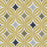 Load image into Gallery viewer, McAlister Textiles Laila Ochre Yellow and Grey FR Fabric Fabrics 
