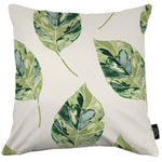 Load image into Gallery viewer, McAlister Textiles Leaf Forest Green Floral Cotton Print Cushions Cushions and Covers Cover Only 43cm x 43cm 
