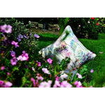 Load image into Gallery viewer, McAlister Textiles Wildflower Pastel Purple Linen Cushion Cushions and Covers 
