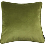 Load image into Gallery viewer, McAlister Textiles Matt Lime Green Velvet Cushion Cushions and Covers Cover Only 43cm x 43cm 
