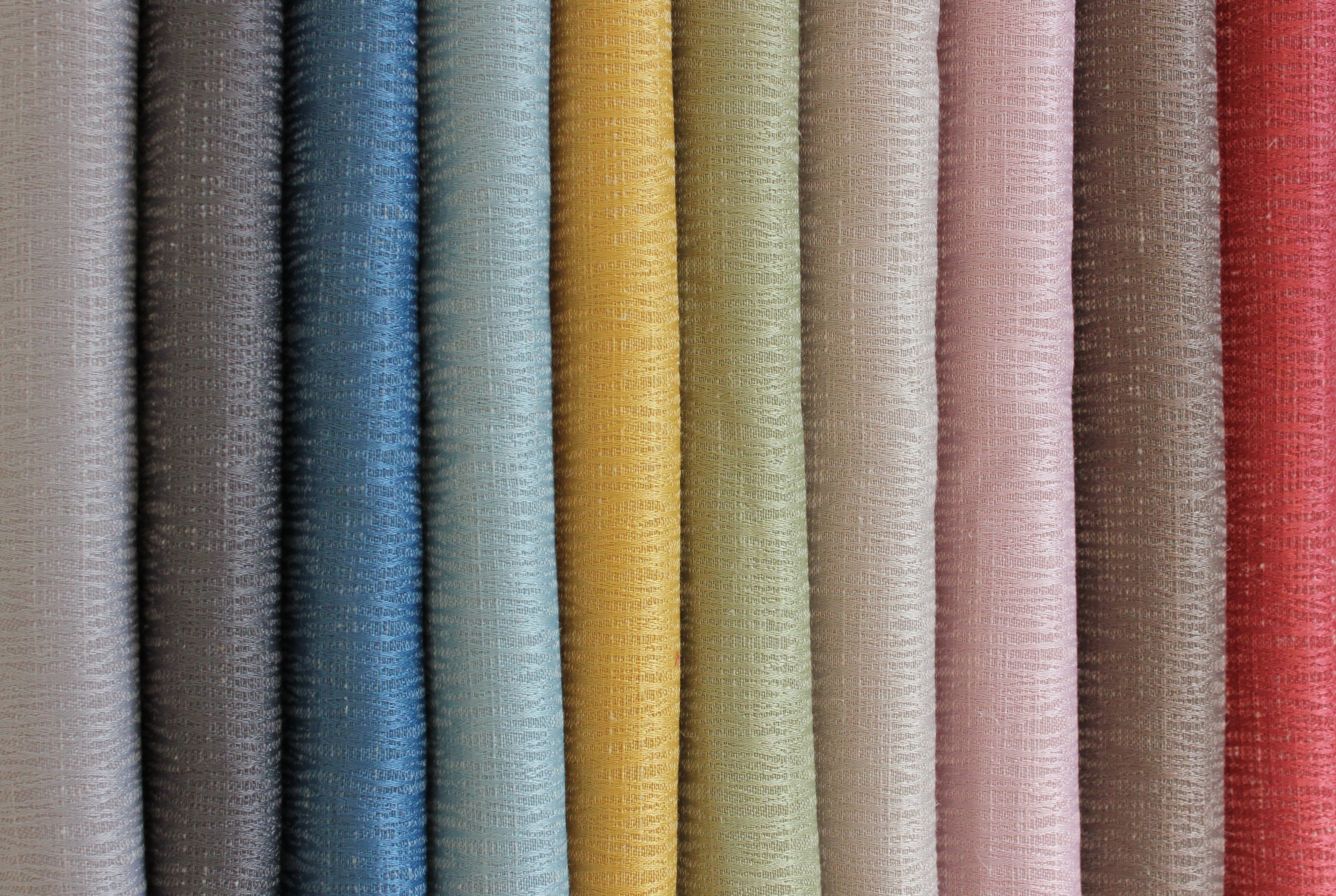 McAlister Textiles Linea Grey Textured Fabric Fabrics 