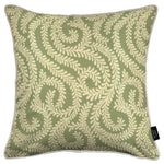 Load image into Gallery viewer, McAlister Textiles Little Leaf Sage Green Cushion Cushions and Covers Cover Only 43cm x 43cm 
