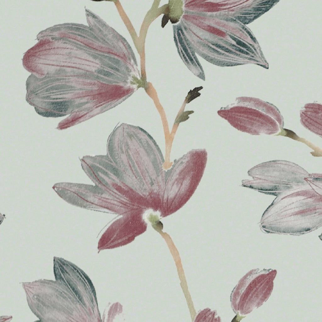 McAlister Textiles Magnolia Rose Floral Cotton Print Roman Blinds Roman Blinds 