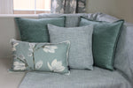 Load image into Gallery viewer, McAlister Textiles Plain Chenille Duck Egg Blue Cushion Cushions and Covers 
