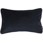 Load image into Gallery viewer, McAlister Textiles Matt Black Velvet Cushion Cushions and Covers Cover Only 50cm x 30cm 
