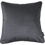 Load image into Gallery viewer, McAlister Textiles Matt Charcoal Grey Velvet Cushion Cushions and Covers Cover Only 43cm x 43cm 
