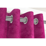 Load image into Gallery viewer, McAlister Textiles Matt Fuchsia Pink Velvet Curtains Tailored Curtains 116cm(w) x 182cm(d) (46&quot; x 72&quot;) 
