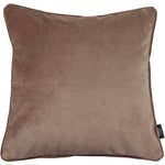 Load image into Gallery viewer, McAlister Textiles Matt Mocha Brown Velvet Cushion Cushions and Covers Cover Only 43cm x 43cm 
