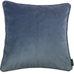 Load image into Gallery viewer, McAlister Textiles Matt Petrol Blue Velvet Cushion Cushions and Covers Cover Only 43cm x 43cm 
