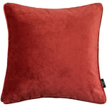 Load image into Gallery viewer, McAlister Textiles Matt Rust Red Orange Velvet Cushion Cushions and Covers Cover Only 43cm x 43cm 
