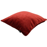 Load image into Gallery viewer, McAlister Textiles Matt Rust Red Orange Velvet Cushion Cushions and Covers 
