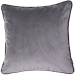 Load image into Gallery viewer, McAlister Textiles Matt Soft Silver Velvet Cushion Cushions and Covers Cover Only 43cm x 43cm 
