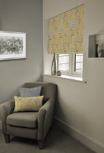 Load image into Gallery viewer, McAlister Textiles Meadow Yellow Floral Cotton Print Roman Blinds Roman Blinds 
