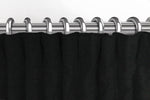 Load image into Gallery viewer, McAlister Textiles Panama Plain Black Curtains Tailored Curtains 
