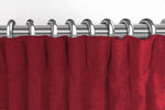 Load image into Gallery viewer, McAlister Textiles Panama Plain Red Curtains Tailored Curtains 
