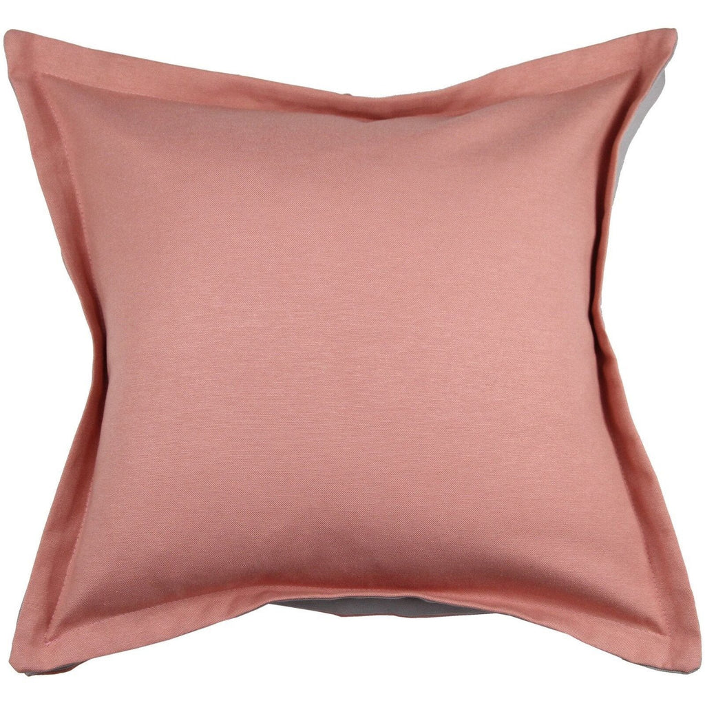 McAlister Textiles Panama Accent Blush Pink + Grey Cushion Cushions and Covers Cover Only 43cm x 43cm 