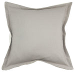 Load image into Gallery viewer, McAlister Textiles Panama Accent Grey + Natural Cream Cushion Cushions and Covers Cover Only 43cm x 43cm 
