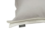 Load image into Gallery viewer, McAlister Textiles Panama Accent Grey + Natural Cream Cushion Cushions and Covers 
