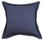 Load image into Gallery viewer, McAlister Textiles Panama Accent Navy Blue + Grey Cushion Cushions and Covers Cover Only 43cm x 43cm 
