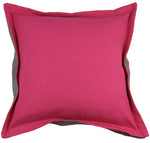 Load image into Gallery viewer, McAlister Textiles Panama Accent Fuchsia Pink + Grey Cushion Cushions and Covers Cover Only 43cm x 43cm 

