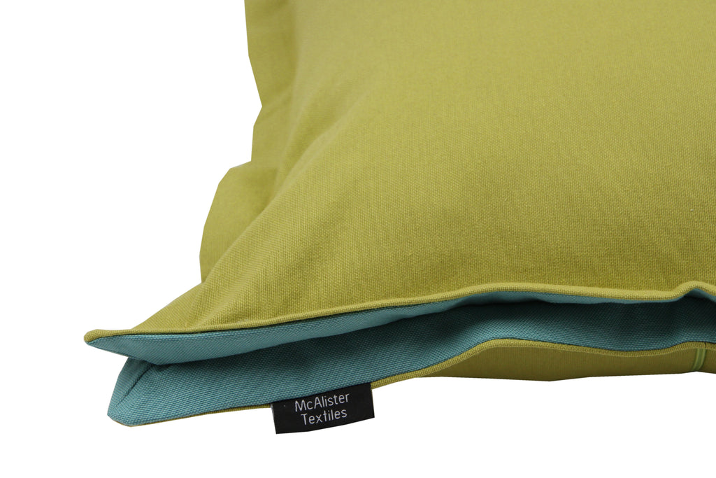 McAlister Textiles Panama Accent Lime Green + Teal Cushion Cushions and Covers 