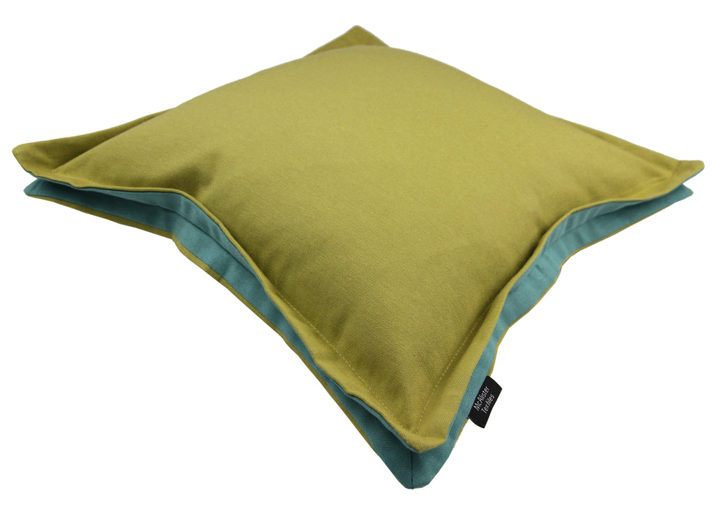 McAlister Textiles Panama Accent Lime Green + Teal Cushion Cushions and Covers 