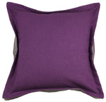 Load image into Gallery viewer, McAlister Textiles Panama Accent Purple + Grey Cushion Cushions and Covers Cover Only 43cm x 43cm 
