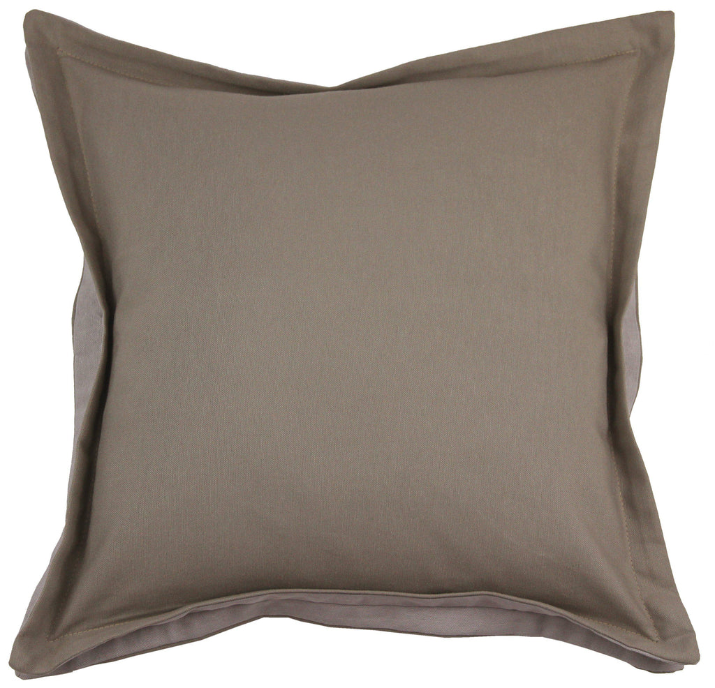 McAlister Textiles Panama Accent Taupe Beige + Grey Cushion Cushions and Covers Cover Only 43cm x 43cm 