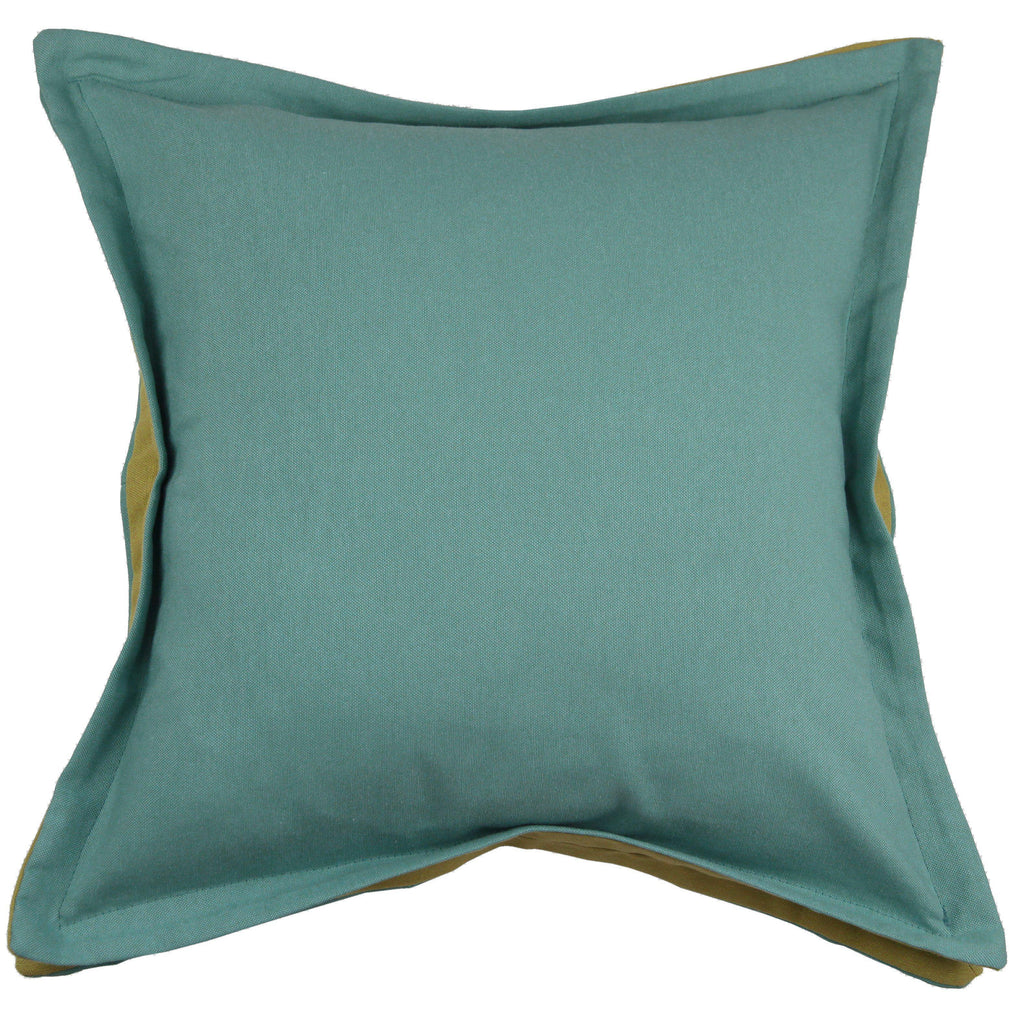 McAlister Textiles Panama Accent Teal + Lime Green Cushion Cushions and Covers Cover Only 43cm x 43cm 