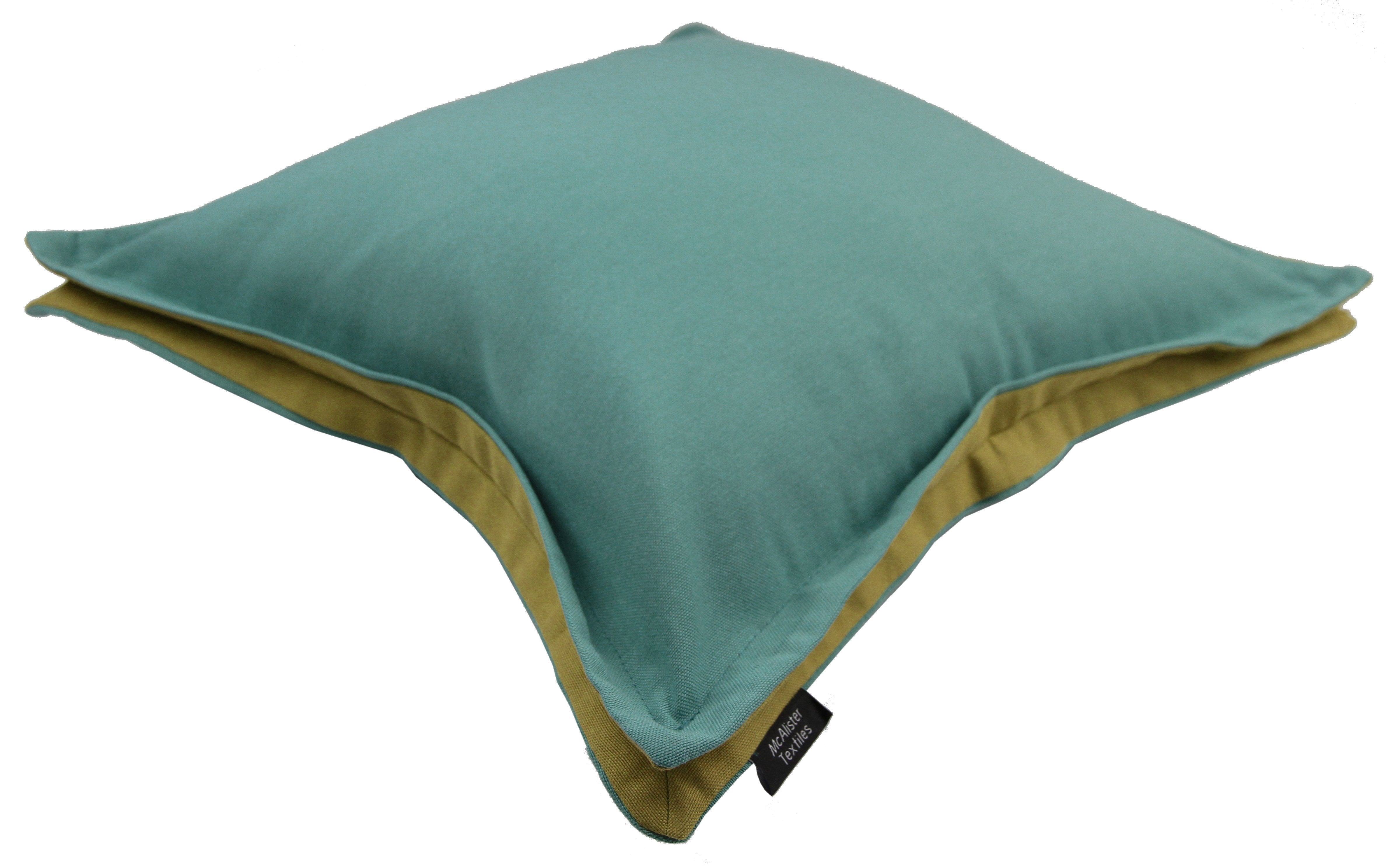 McAlister Textiles Panama Accent Teal + Lime Green Cushion Cushions and Covers 