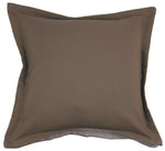 Load image into Gallery viewer, McAlister Textiles Panama Accent Brown + Grey Cushion Cushions and Covers Cover Only 43cm x 43cm 
