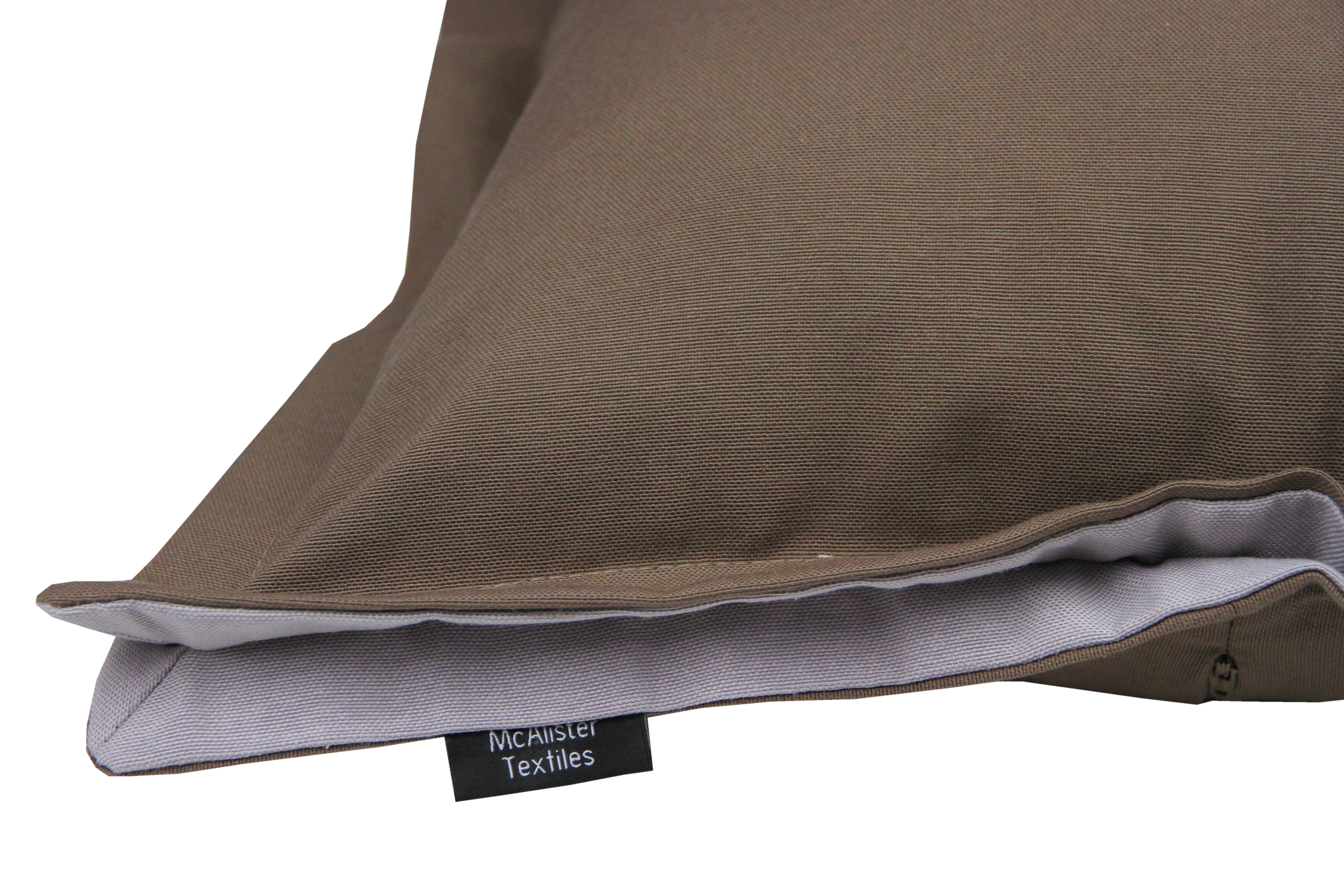 McAlister Textiles Panama Accent Brown + Grey Cushion Cushions and Covers 