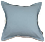 Load image into Gallery viewer, McAlister Textiles Panama Accent Blue + Natural Cream Cushion Cushions and Covers Cover Only 43cm x 43cm 
