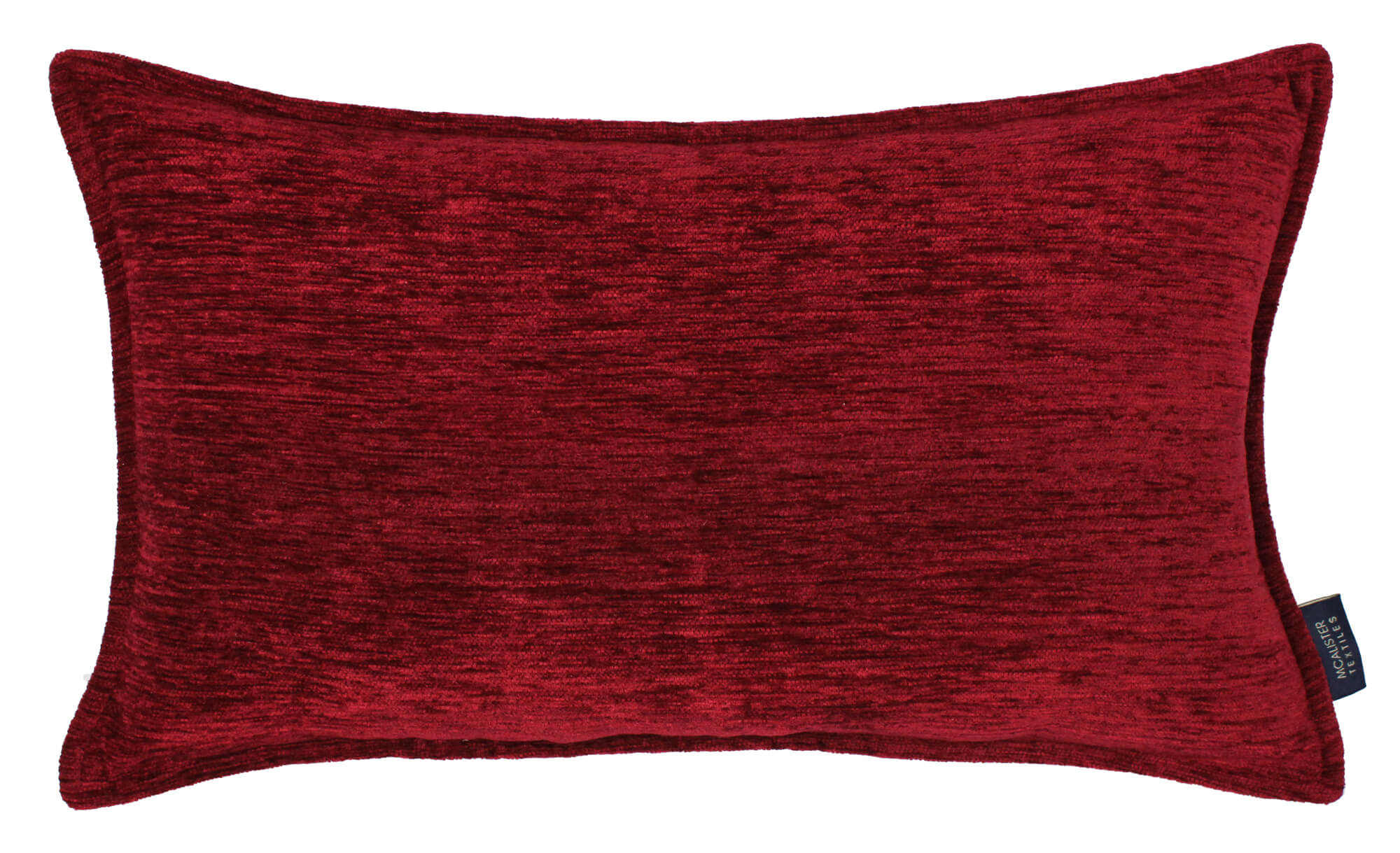 McAlister Textiles Plain Chenille Red Pillow Pillow Cover Only 50cm x 30cm 