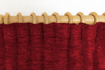 Load image into Gallery viewer, McAlister Textiles Plain Chenille Red Curtains Tailored Curtains 
