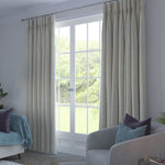 Load image into Gallery viewer, Plain Chenille Cream Curtains
