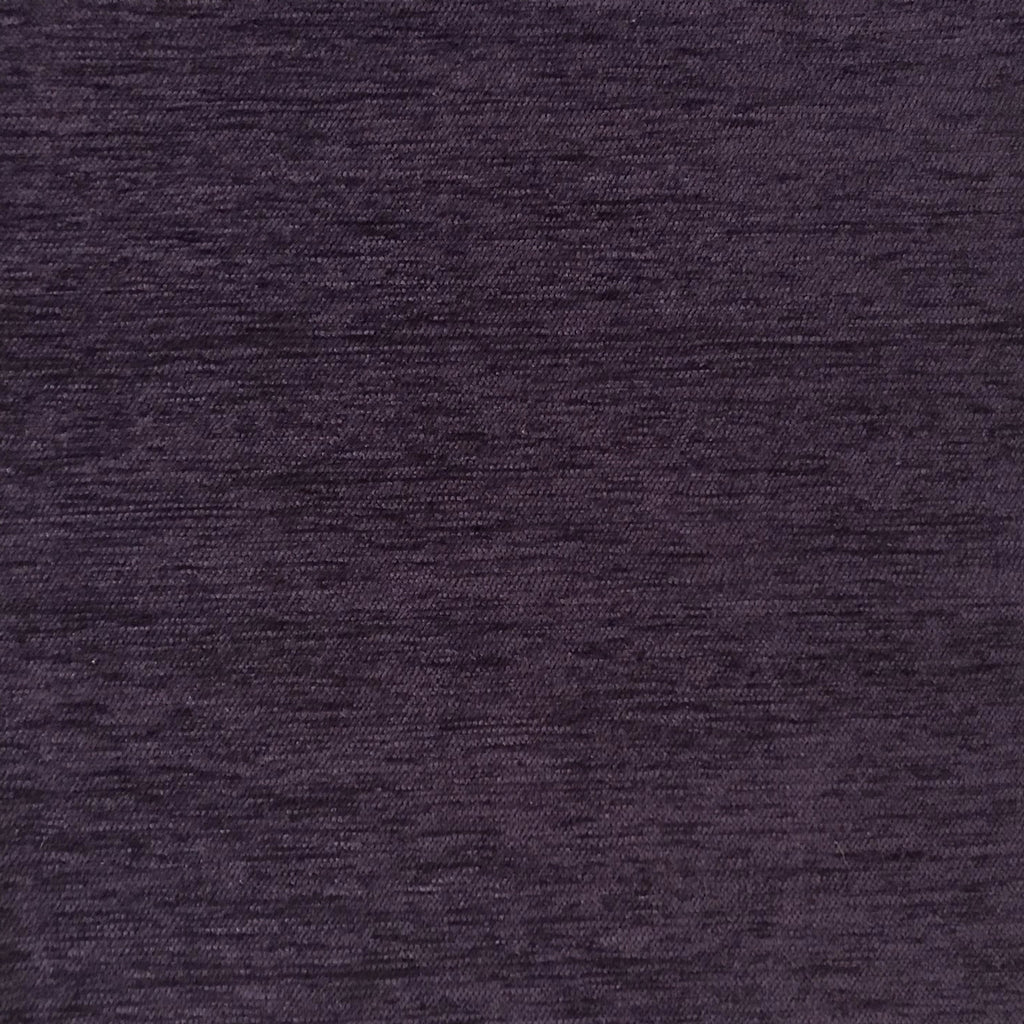 McAlister Textiles Plain Chenille Purple Fabric Fabrics 1 Metre 