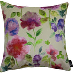 Load image into Gallery viewer, McAlister Textiles Renoir Floral Violet Purple Velvet Cushion Cushions and Covers Polyester Filler 43cm x 43cm 
