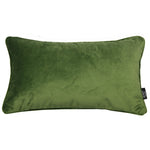 Load image into Gallery viewer, McAlister Textiles Matt Fern Green Velvet Cushion Cushions and Covers Cover Only 50cm x 30cm 
