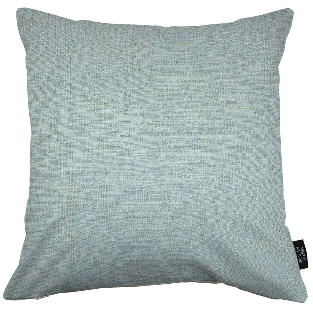 McAlister Textiles Harmony Contrast Duck Egg Plain Cushions Cushions and Covers Cover Only 43cm x 43cm 