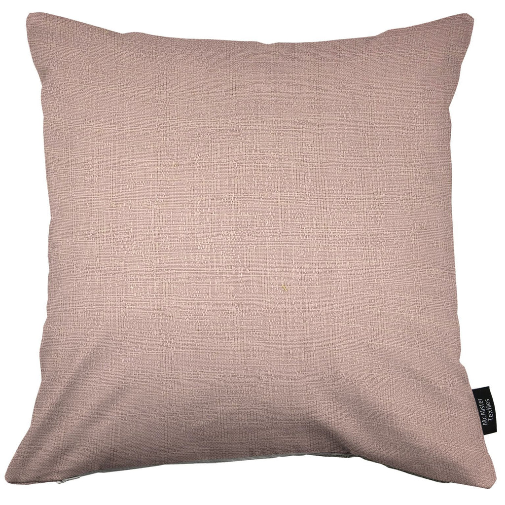 McAlister Textiles Harmony Contrast Soft Blush Plain Cushions Cushions and Covers Cover Only 43cm x 43cm 