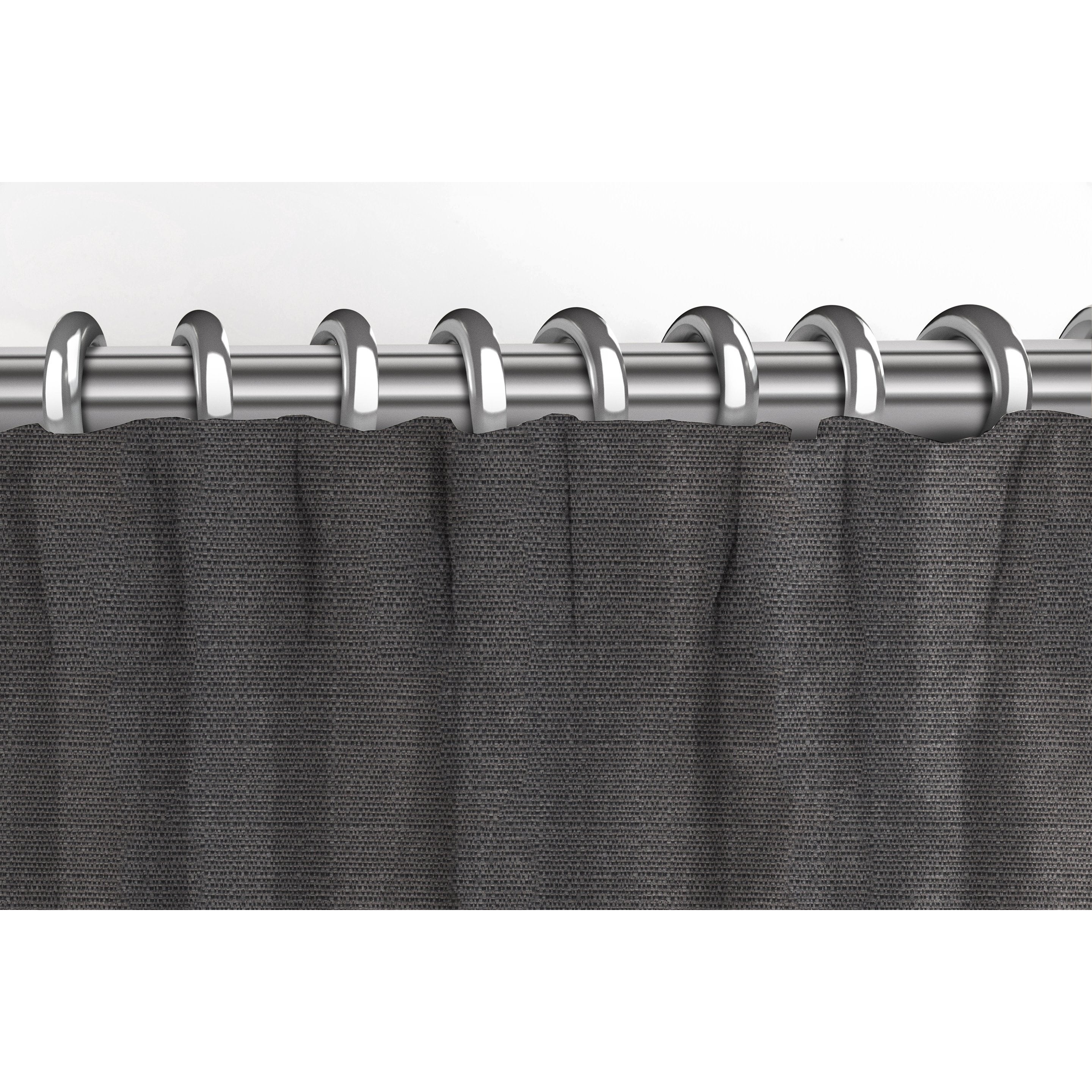 McAlister Textiles Savannah Charcoal Grey Curtains Tailored Curtains 
