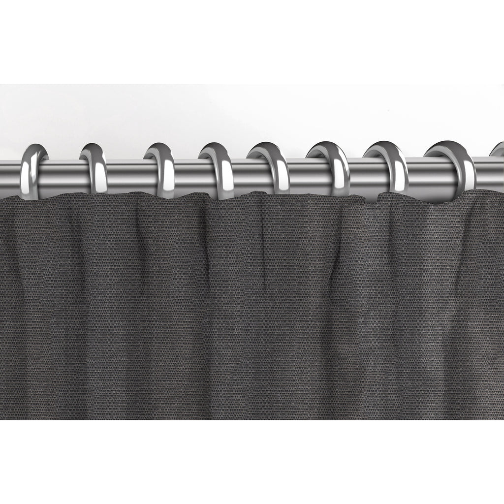 McAlister Textiles Savannah Charcoal Grey Curtains Tailored Curtains 